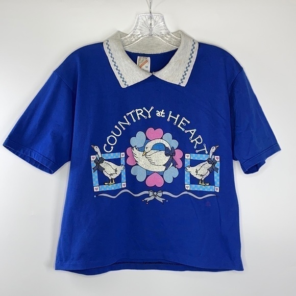 Jerzees Vintage Country Heart GMA Goose Shirt - Picture 1 of 10
